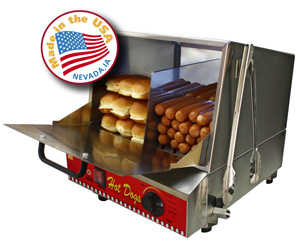 Hot Dog Steamer Classic Stainless Steel Hot Dog Hut Steamer Commercial Food  Warmer Display